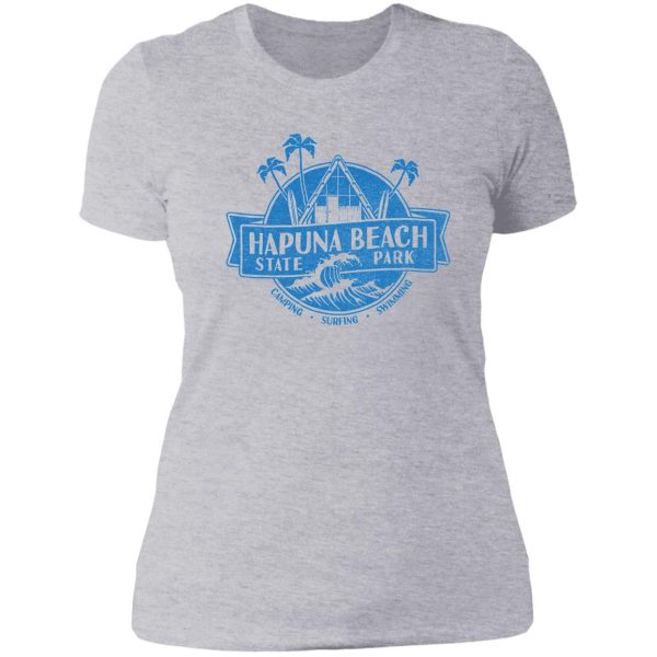 hapuna beach state park lady t-shirt