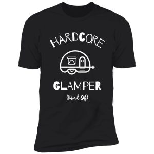 hardcore glamper (kind of) teardrop- pink shirt