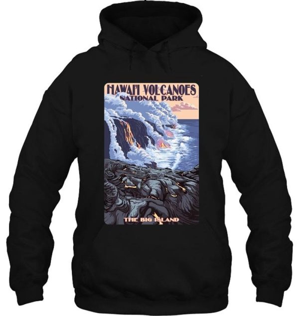 hawaiʻi volcanoes national park the big island travel decal hawaii usa hoodie