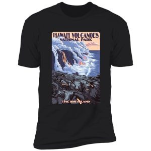 hawaiʻi volcanoes national park the big island travel decal, hawaii, usa shirt
