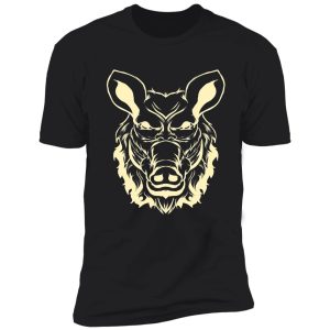 head wild boar hunting deer and hog hunter forest shirt