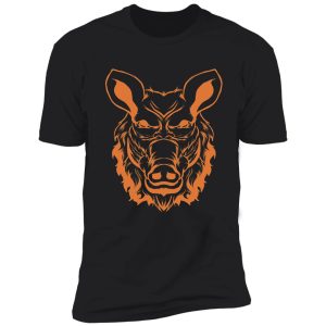 head wild boar hunting gift deer hog hunter forest shirt