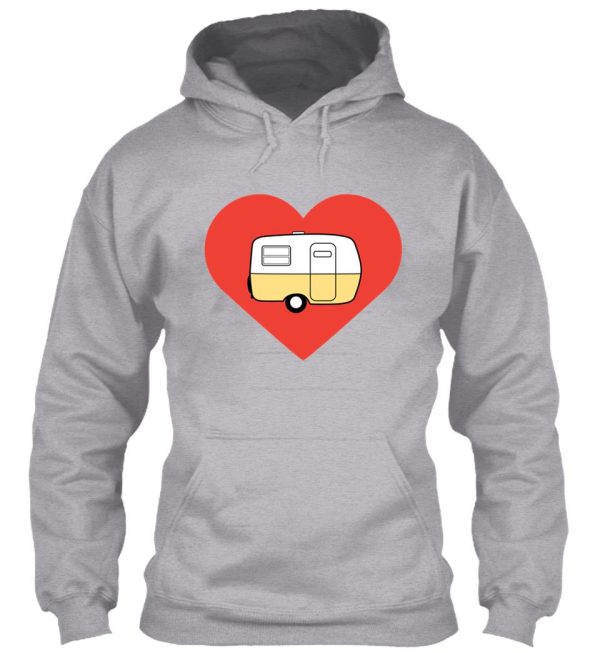 heart vintage boler trailer hoodie
