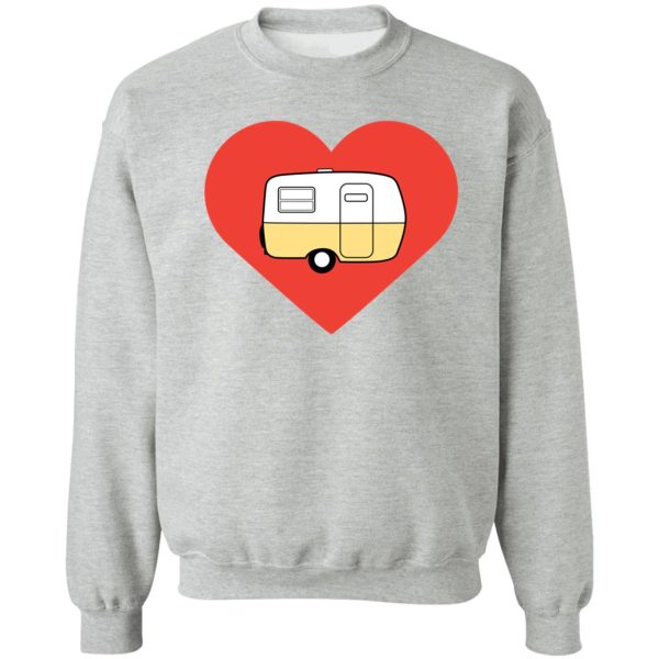 heart vintage boler trailer sweatshirt