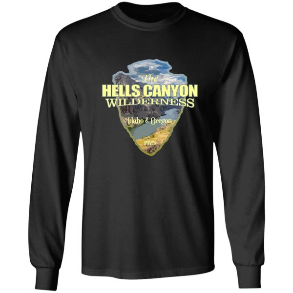 hells canyon wilderness (arrowhead) long sleeve