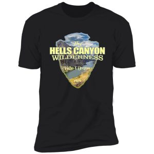 hells canyon wilderness (arrowhead) shirt