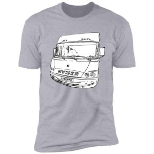herman the hymer motorhome front - ink shirt