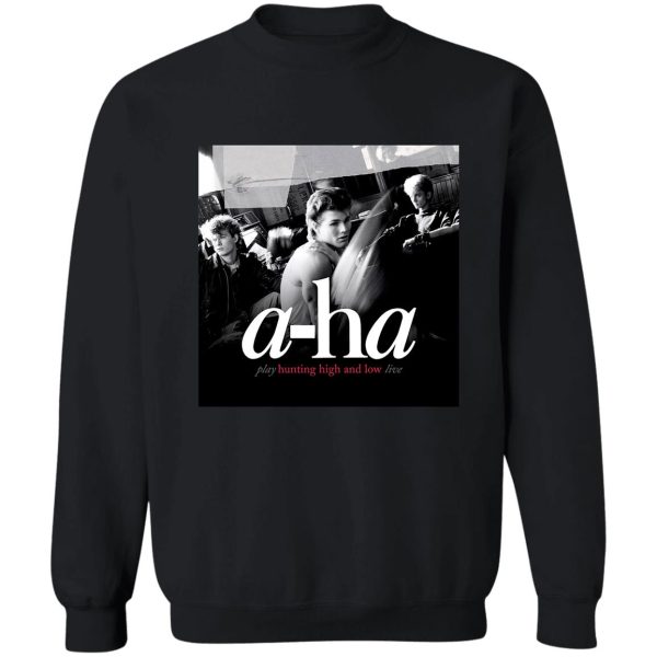 high hunting a-ha and low play sweatshirt