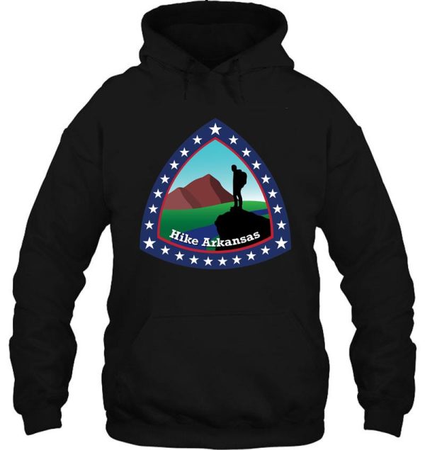 hike arkansas crest hoodie