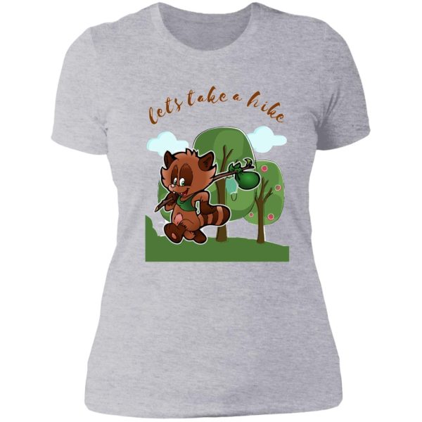 hike day 2020 lets take a hike day lady t-shirt