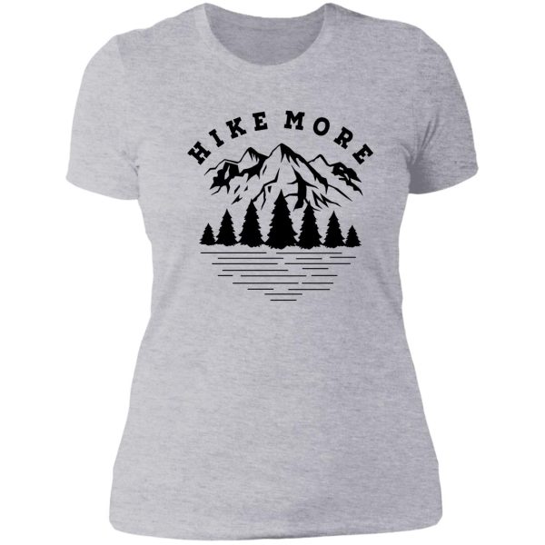 hike more lady t-shirt