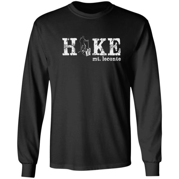 hike mt. leconte - great smoky mountains t-shirts long sleeve