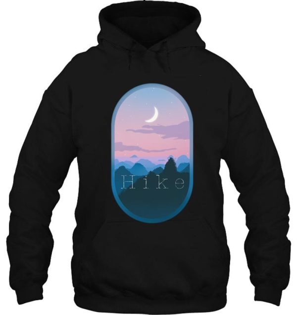 hike night badge hoodie