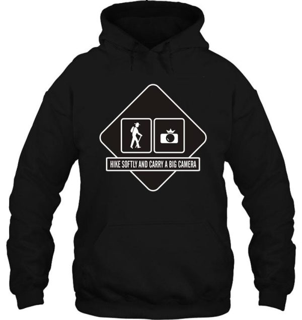 hike softly blk and wht hoodie