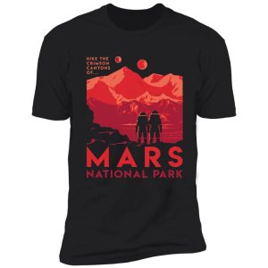 hike the crimson canyons of mars national park shirt