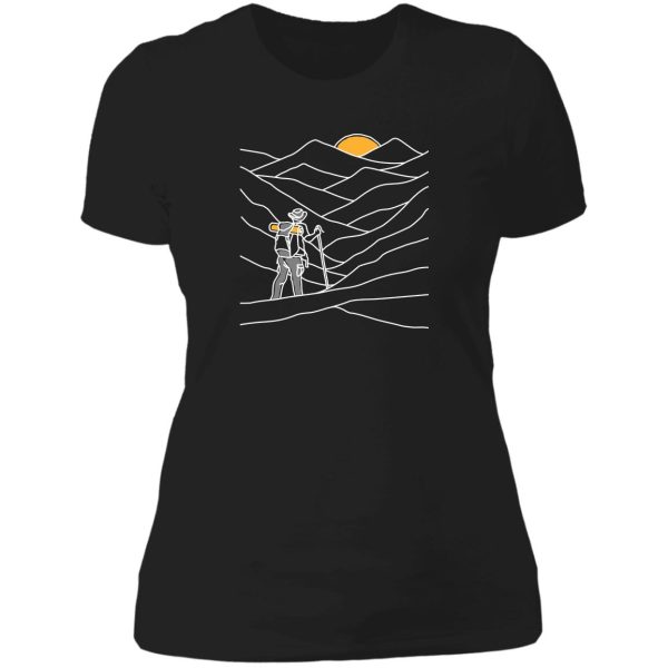 hiker lady t-shirt