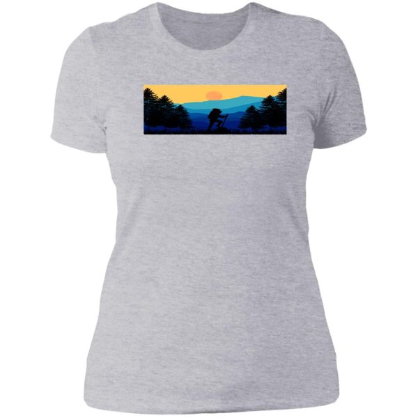 hikers land lady t-shirt