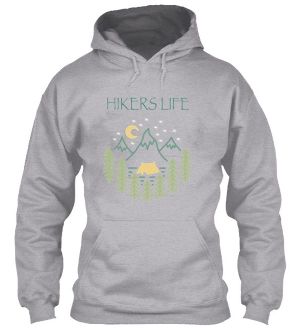 hikers life camp hoodie