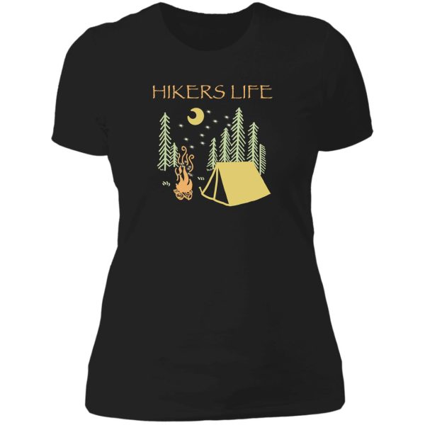 hikers life lady t-shirt