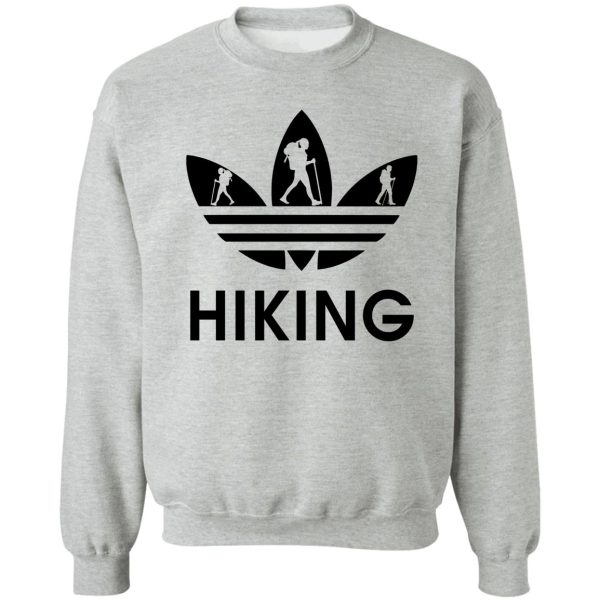 hiking addicted black sweatshirt