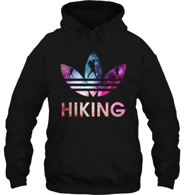 hiking addicted galaxy hoodie