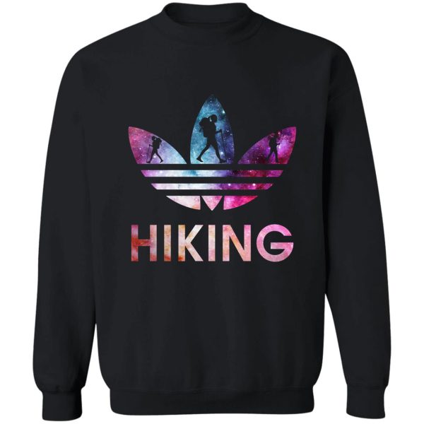 hiking addicted galaxy sweatshirt