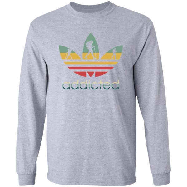 hiking addicted vintage long sleeve