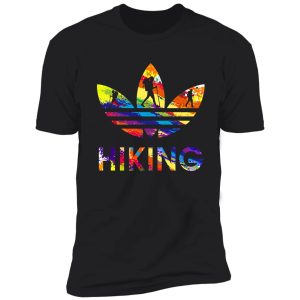 hiking addicted watercolor shirt
