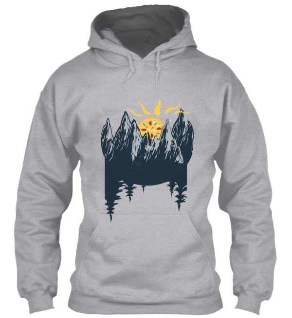 hiking and pizza hoodie