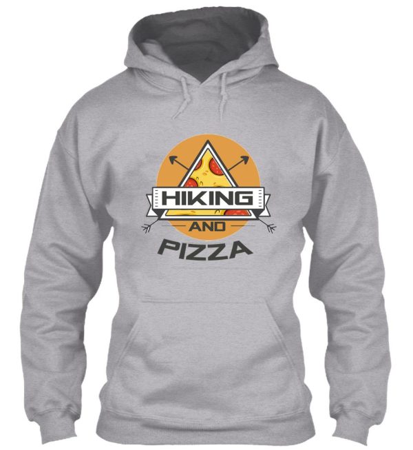 hiking and pizza hoodie