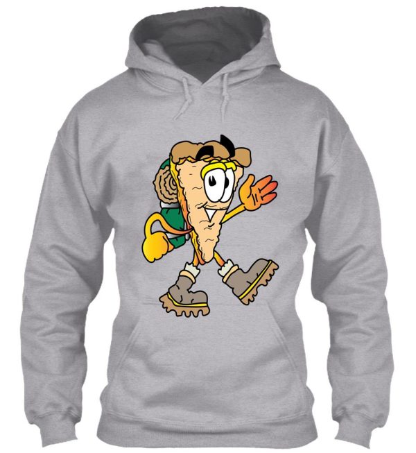 hiking and pizza hoodie