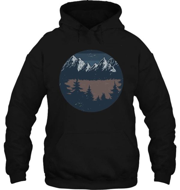 hiking and pizza hoodie