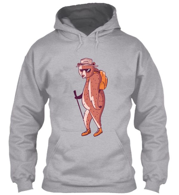 hiking bear hoodie