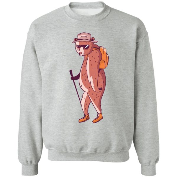 hiking bear sweatshirt