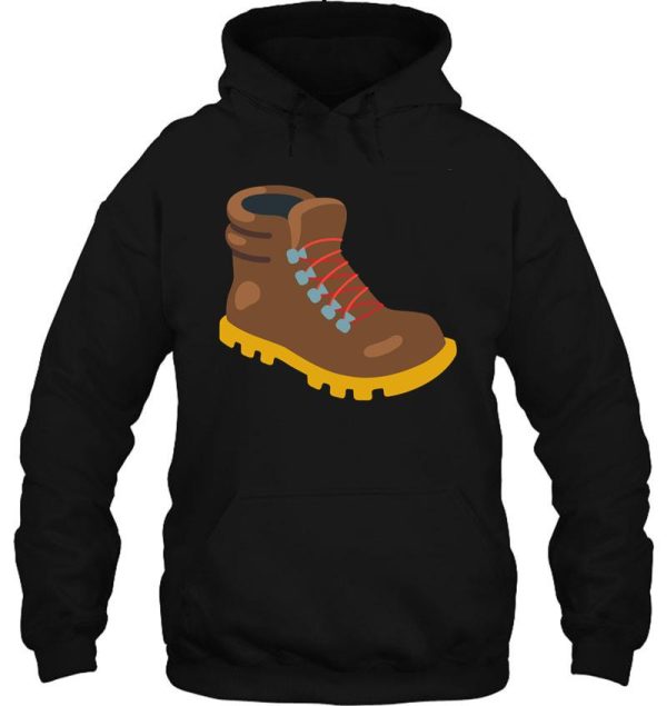 hiking boot hoodie