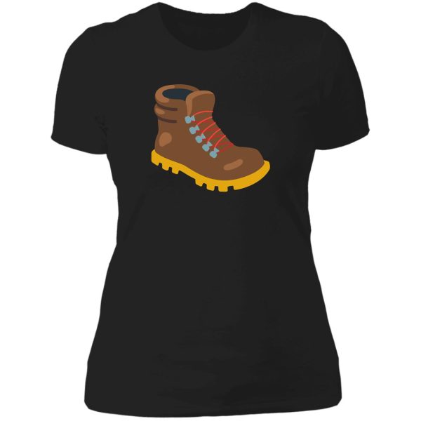 hiking boot lady t-shirt