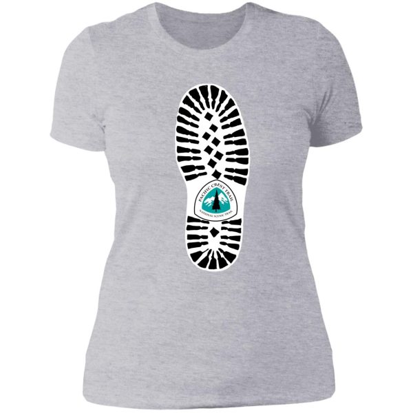 hiking boot pacific crest trail lady t-shirt