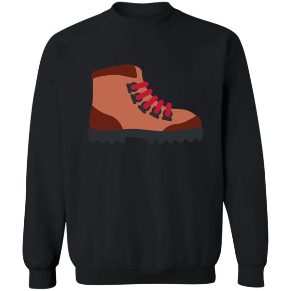 hiking boot sweatshirt