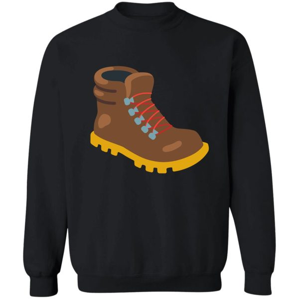 hiking boot sweatshirt