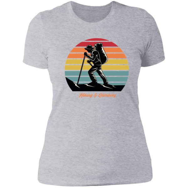 hiking classic t-shirts lady t-shirt