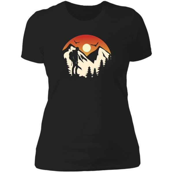 hiking classic t-shirts lady t-shirt