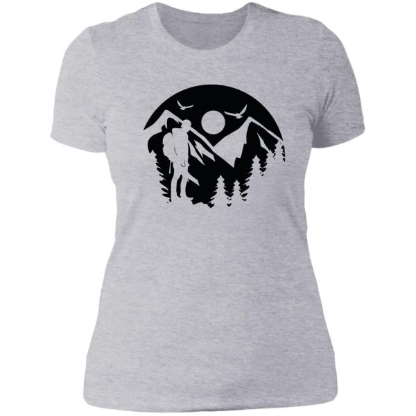 hiking classic t-shirts lady t-shirt