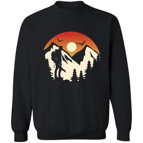 hiking classic t-shirts sweatshirt