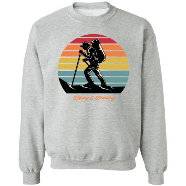 hiking classic t-shirts sweatshirt