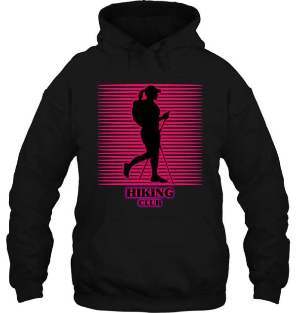 hiking club amazing gift for hiker womens and hiking lovers hoodie