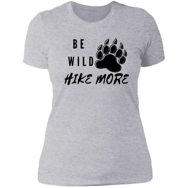 hiking design lady t-shirt