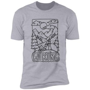 hiking doodle shirt
