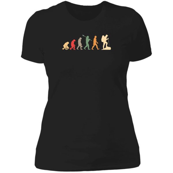 hiking evolution vintage lady t-shirt