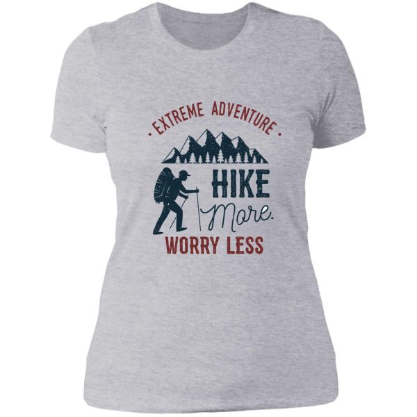 hiking - extreme adventure lady t-shirt