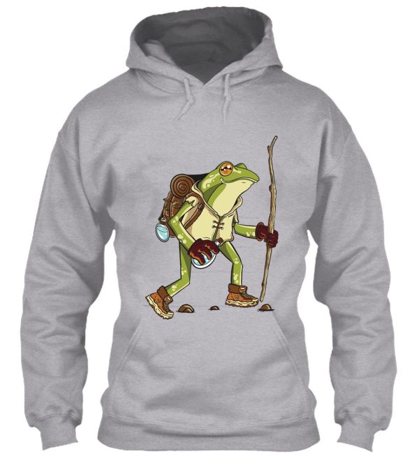 hiking frog hoodie